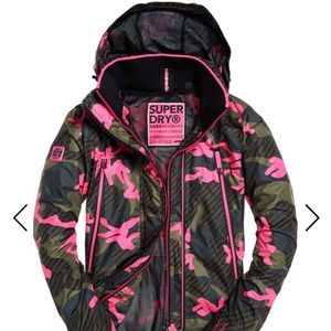 New! Superdry Camo Jacket Size 8